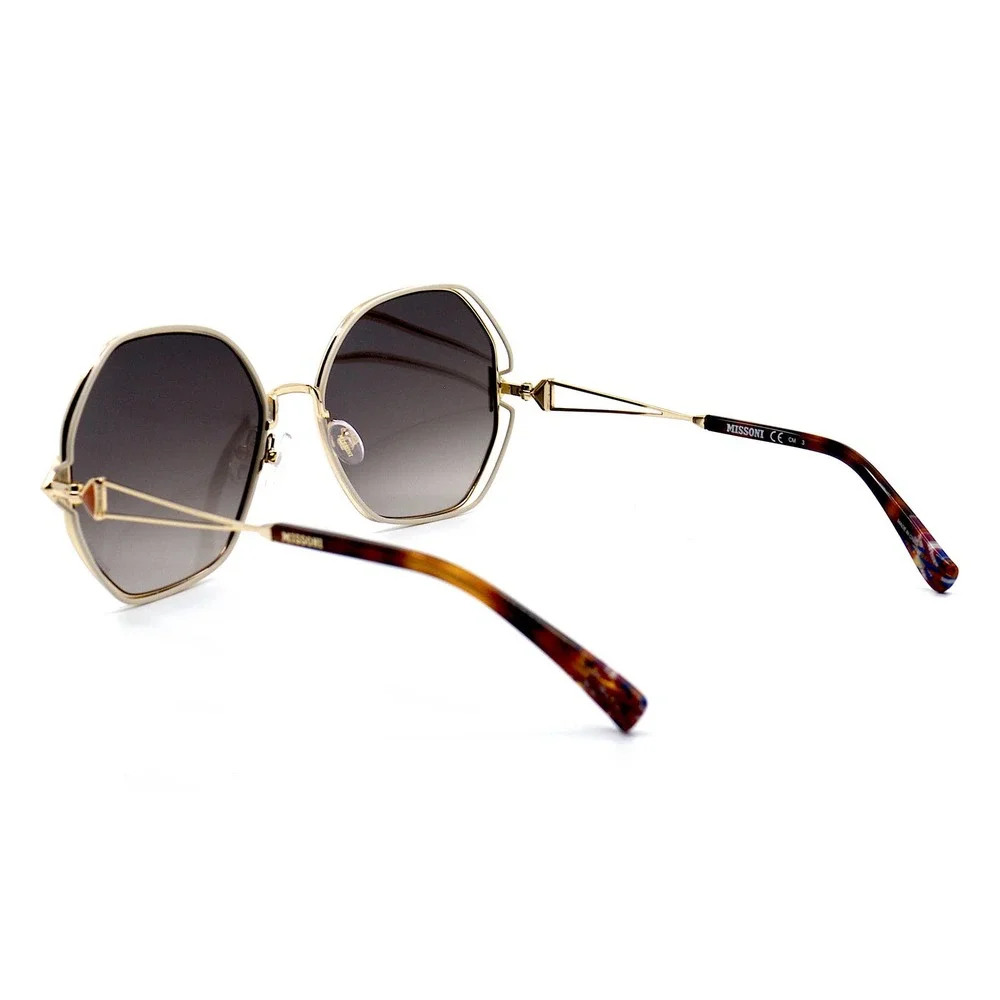 MISSONI MIS 0075/S Y3R GOLD IVORY BROWN GRADIENT AUTHENTIC SUNGLASSES - Picture 5 of 13